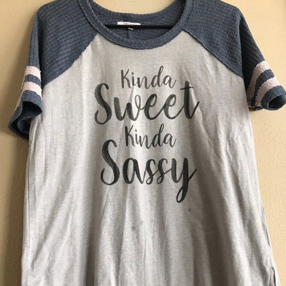 Kinda Sweet Kinda Sassy Baseball Tee